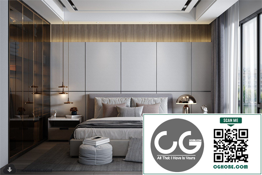 3Ds Max Bedroom Interior Model Download Free Download 1
