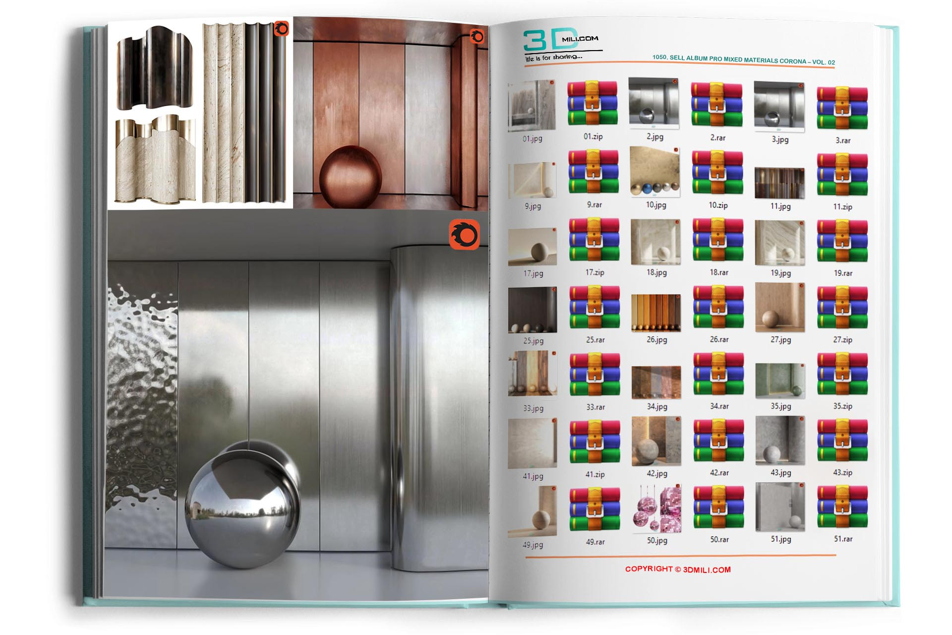 1050. Sell Album Pro Mixed Materials CORONA – Vol. 02
